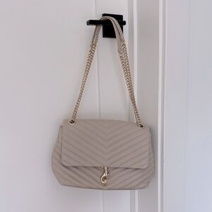 NWT Rebecca Minkoff Edie Quilted Shoulder Leather Bag